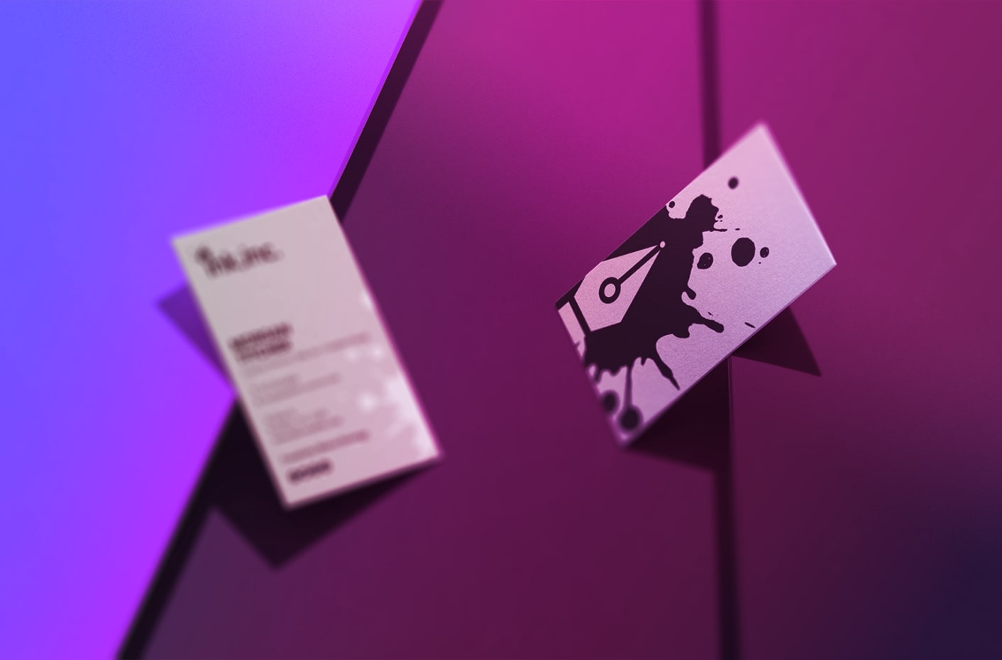 Ink Inc brand materials and creative design